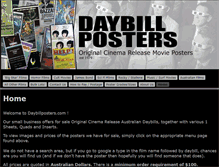 Tablet Screenshot of daybillposters.com